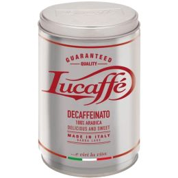 LUCAFFE DÓZA BEZKOFEINOVÁ ZRNKOVÁ 250G