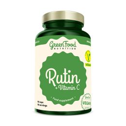 GreenFood Rutin + Vitamin C 90 kapslí