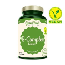 GreenFood Nutrition B-KOMPLEX Lalmin® 60 kapslí