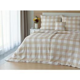 Povlečení Matějovský Quadro Beige Linen