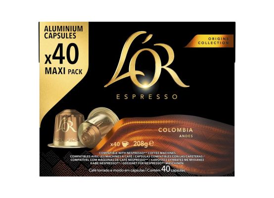 LOR NESPRESSO COLUMBIA KAPSLE 40 KS