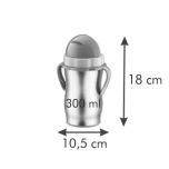  D.termoska s brčk.BAMBINI 300ml,nerez, modrá  